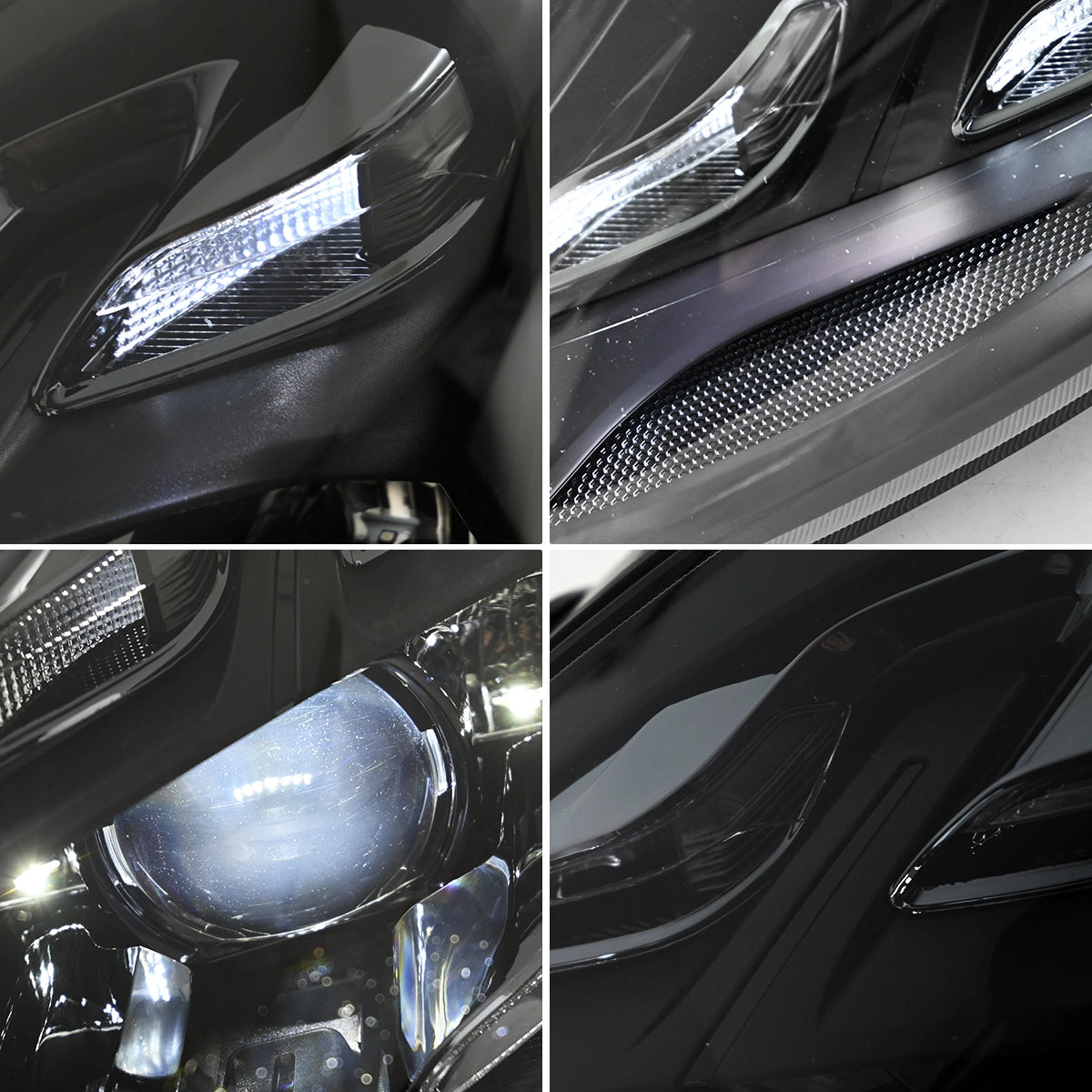 Full LED Headlights for 2011-2014 Porsche Cayenne 958.1 Pre-Facelift S GTS Turbo (OE Xenon) | White DRL, Plug & Play