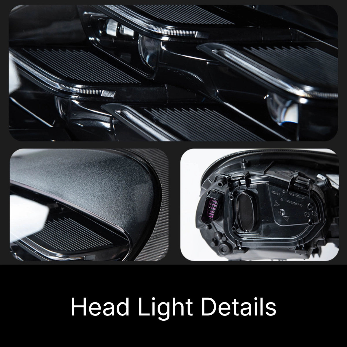 Full LED Headlights for 2014-2016 Porsche Panamera 970.2 Facelift S GTS Turbo | Blue Animation, Plug & Play