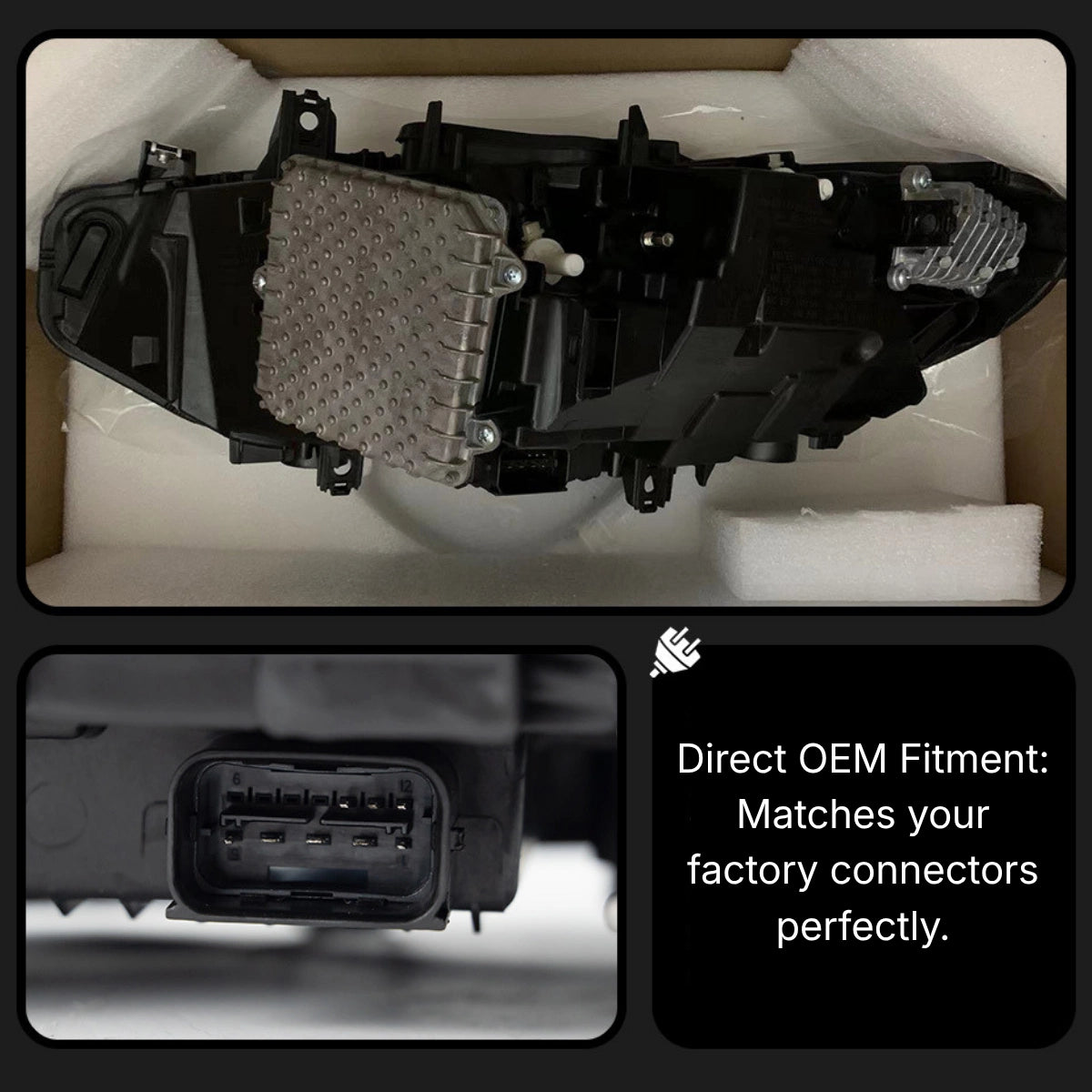 Full LED Headlights for 2014-2020 BMW 4 Series (F32/F33/F36) & M3/M4 (F80/F82) | Dual-Color DRL, Angel Eye Style, Plug & Play