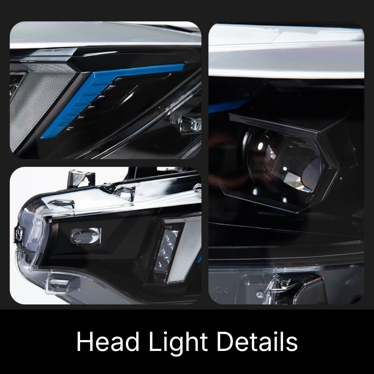 Full LED Headlights for 2014-2020 BMW 4 Series (F32/F33/F36) & M3/M4 (F80/F82) | Fang-Style Dual-Color DRL, Plug & Play