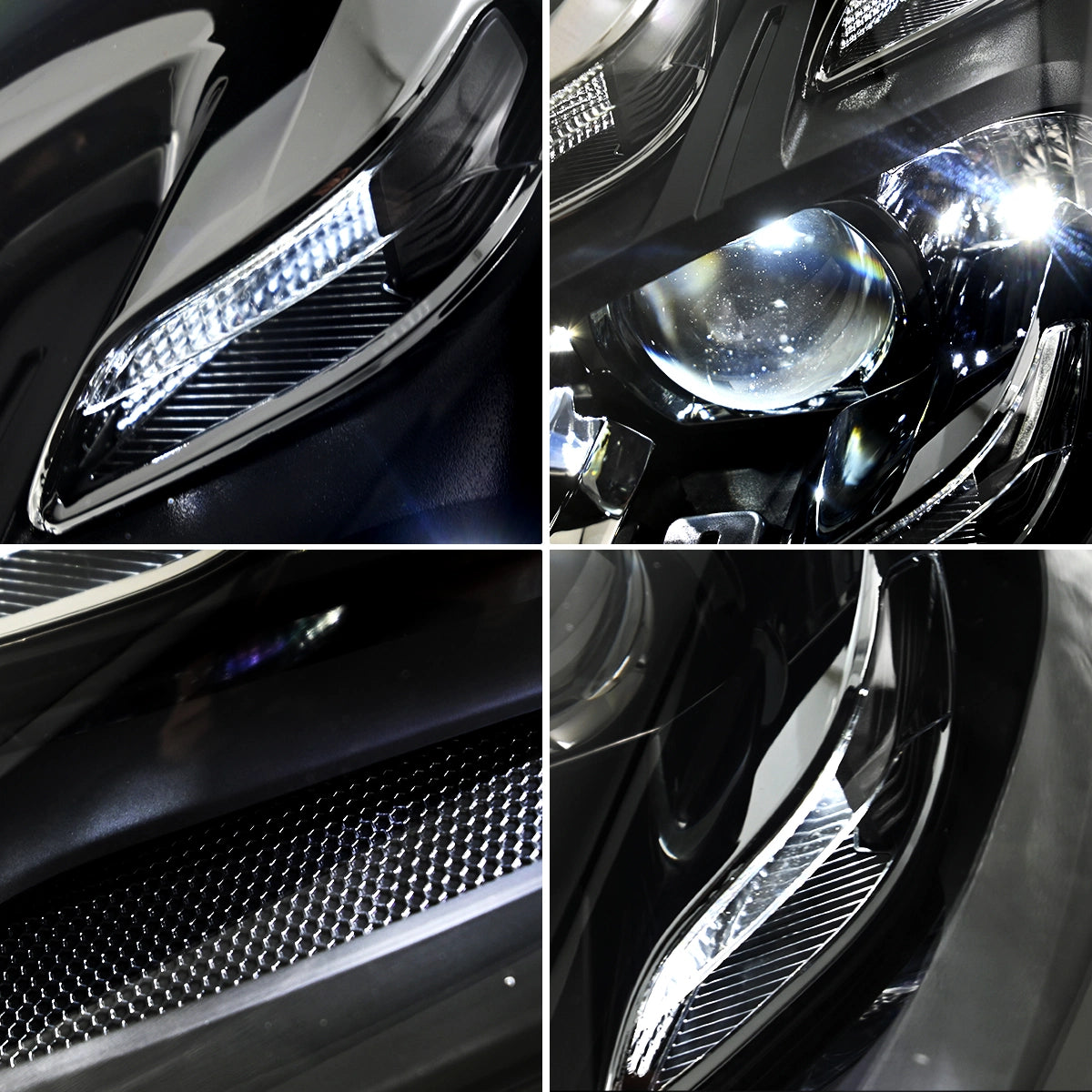 Full LED Headlights for 2015-2018 Porsche Cayenne 958.2 Facelift S GTS Turbo | White DRL, Plug & Play
