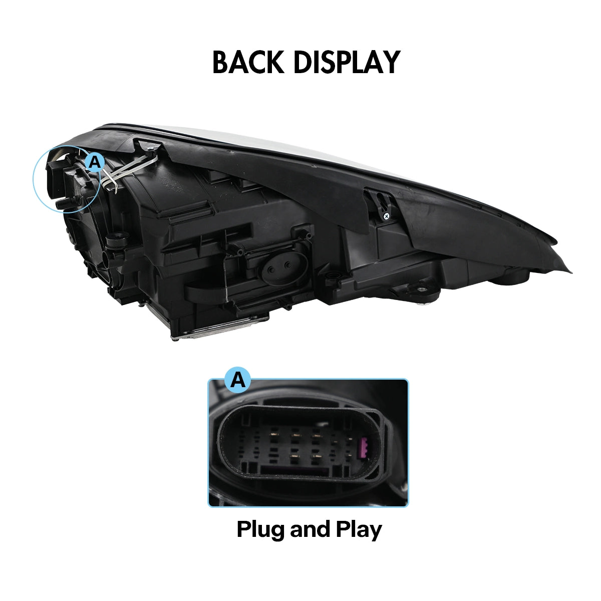 Full LED Headlights for 2015-2021 Porsche Macan S GTS Turbo | White DRL, Plug & Play