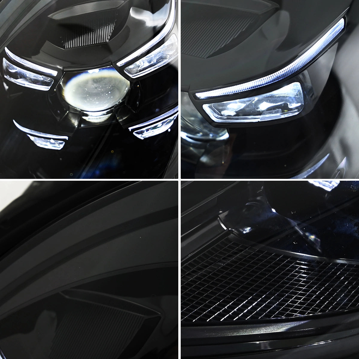 Full LED Headlights for 2015-2021 Porsche Macan S GTS Turbo | White DRL, Plug & Play
