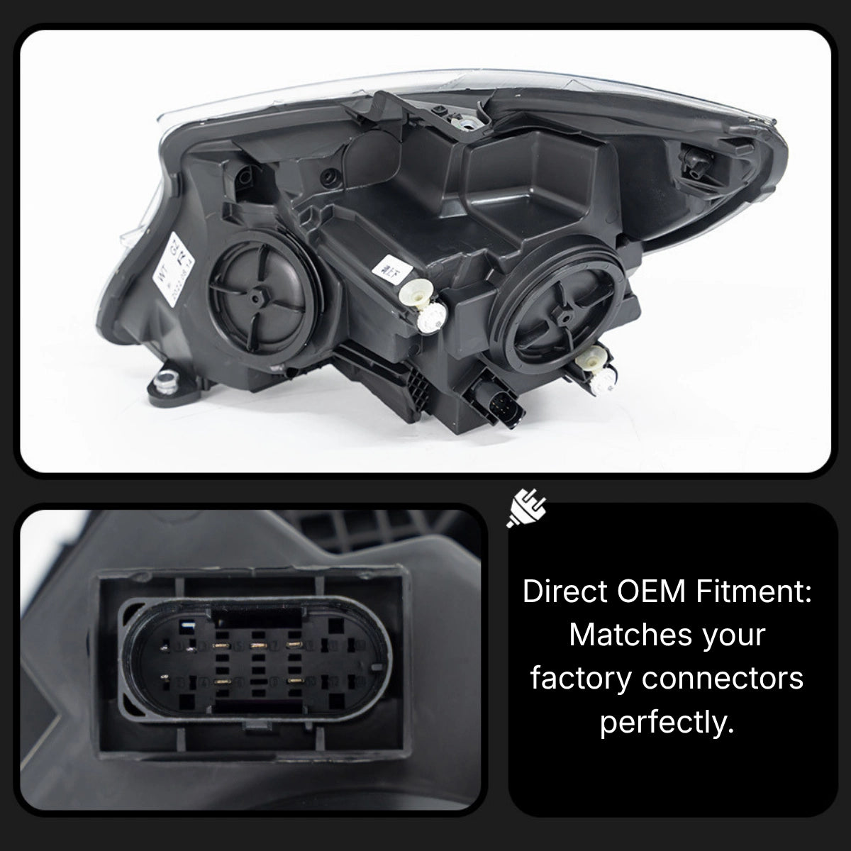 Full-LED-Scheinwerfer für 2016-2023 Mercedes Vito/Metris W447 | Nur Halogen ab Werk