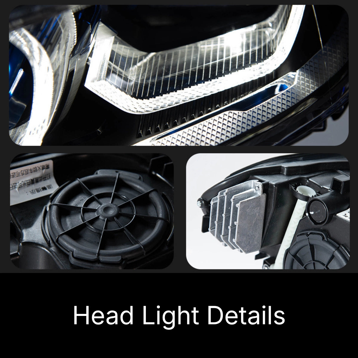 Full LED Headlights for 2017-2020 BMW 5 Series G30 Pre-LCI | Angel Eyes Style, Dual-Color DRL, Plug & Play