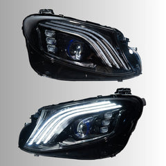 Full LED Headlights for 2017-2020 Mercedes W213 Pre-Facelift E300 E350 E450 | Start-Up Animation, Plug & Play