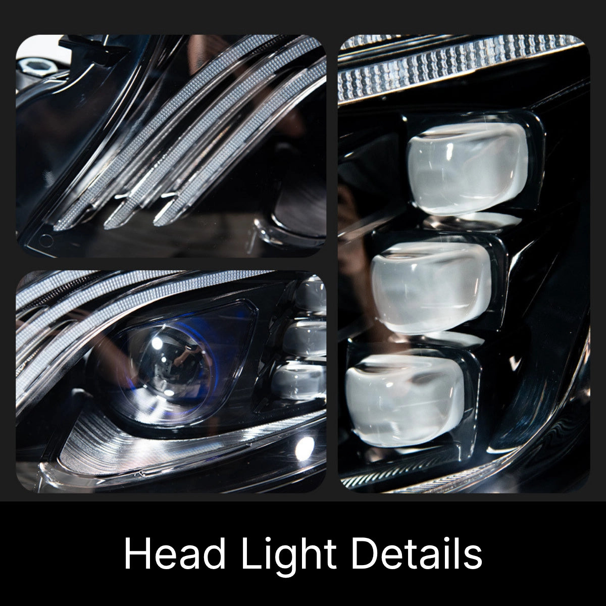 Full LED Headlights for 2017-2020 Mercedes W213 Pre-Facelift E300 E350 E450 | Start-Up Animation, Plug & Play