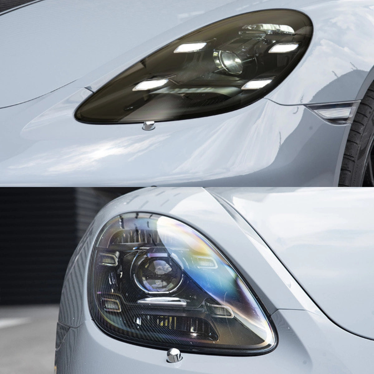 Full-LED-Scheinwerfer für Porsche 718 Boxster/Cayman 982 ab 2017 | Weißes Tagfahrlicht
