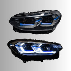 Full LED Headlights for 2018-2021 BMW X3 G01 Pre-LCI | White DRL, Sequential Signals, Plug & Play