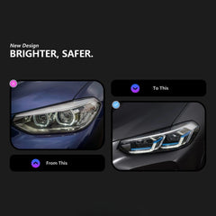 Full LED Headlights for 2018-2021 BMW X3 G01 Pre-LCI | White DRL, Sequential Signals, Plug & Play