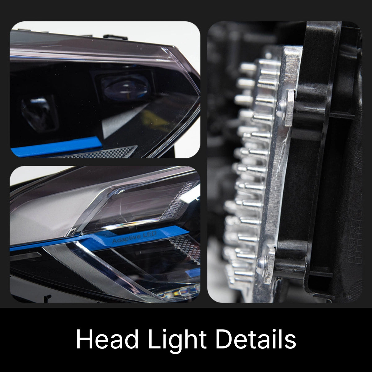 Full LED Headlights for 2018-2021 BMW X3 G01 Pre-LCI | White DRL, Sequential Signals, Plug & Play