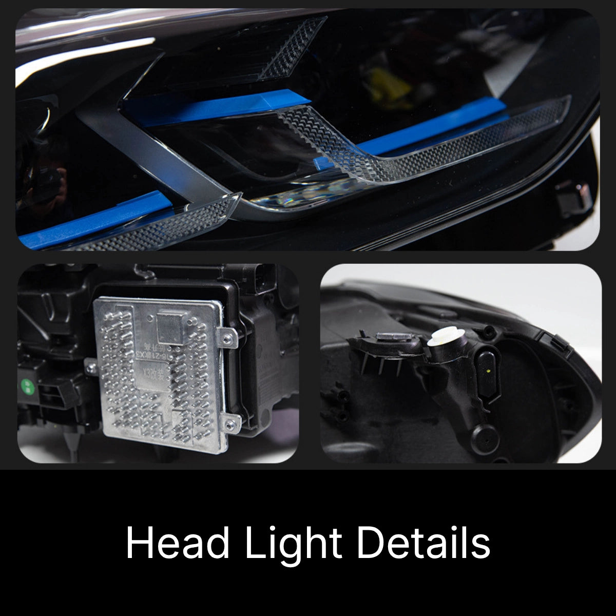 Full LED Headlights for 2018-2021 BMW X3 G01 Pre-LCI | White DRL, Sequential Signals, Plug & Play