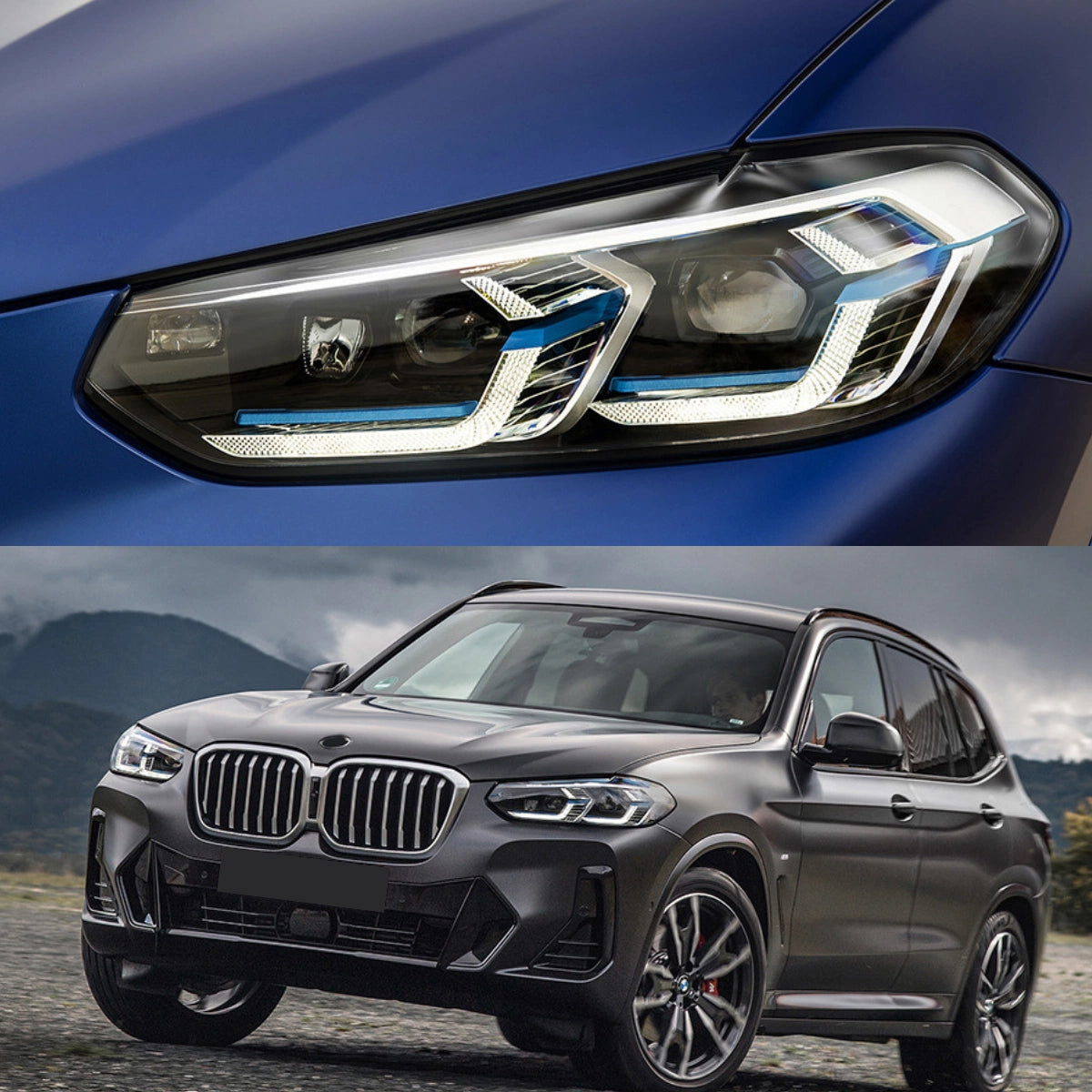 Full LED Headlights for 2018-2021 BMW X3 G01 Pre-LCI | White DRL, Sequential Signals, Plug & Play