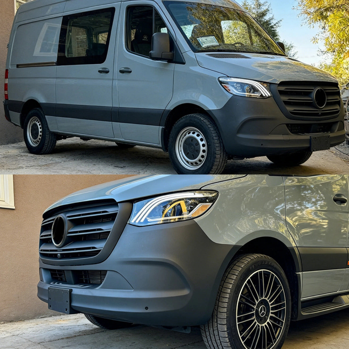 Full-LED-Scheinwerfer für Mercedes Sprinter W907/W910 ab 2019 | Nur Halogen ab Werk