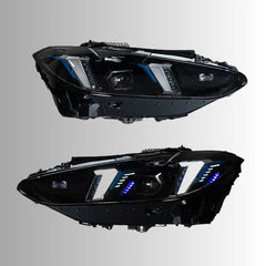 Full LED Headlights for 2021+ BMW 4 Series G22 & M4 G82 | Fang-Style Tri-Color DRL, Sequential Signals