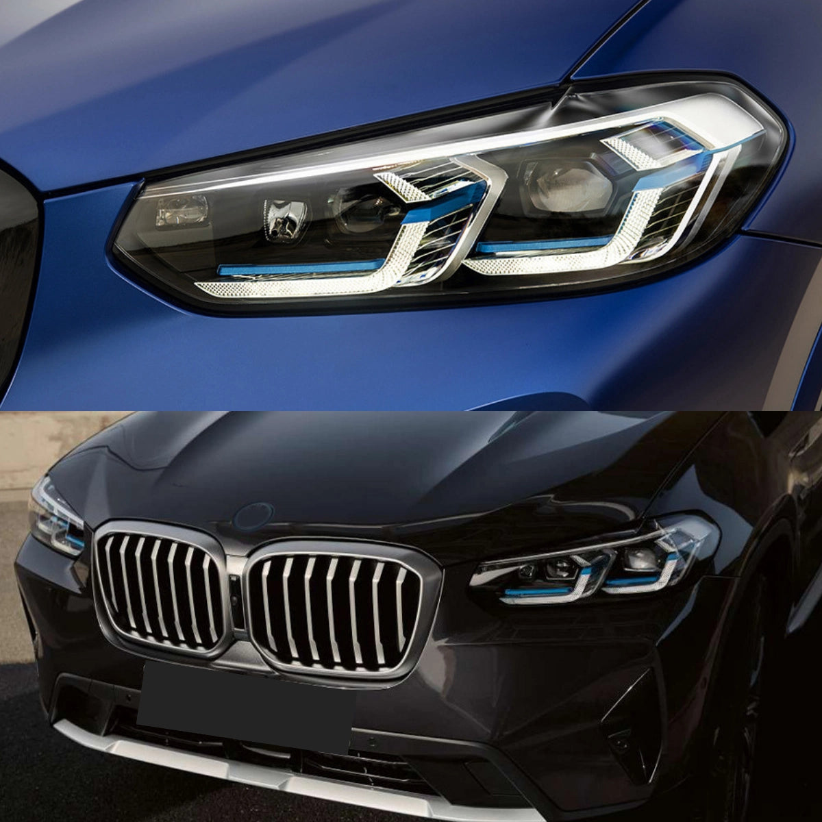 Full LED Headlights for 2022-2024 BMW X3 G01 LCI | Dual-Color DRL, Sequential Signals, Plug & Play