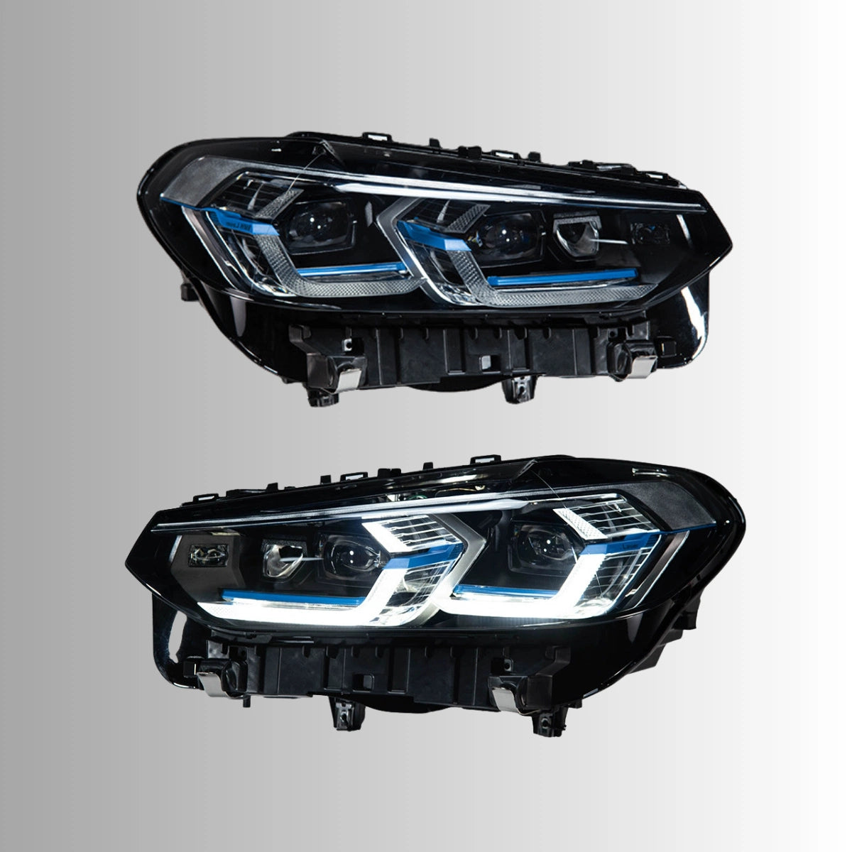 Full LED Headlights for 2022-2024 BMW X3 G01 LCI | Dual-Color DRL, Sequential Signals, Plug & Play