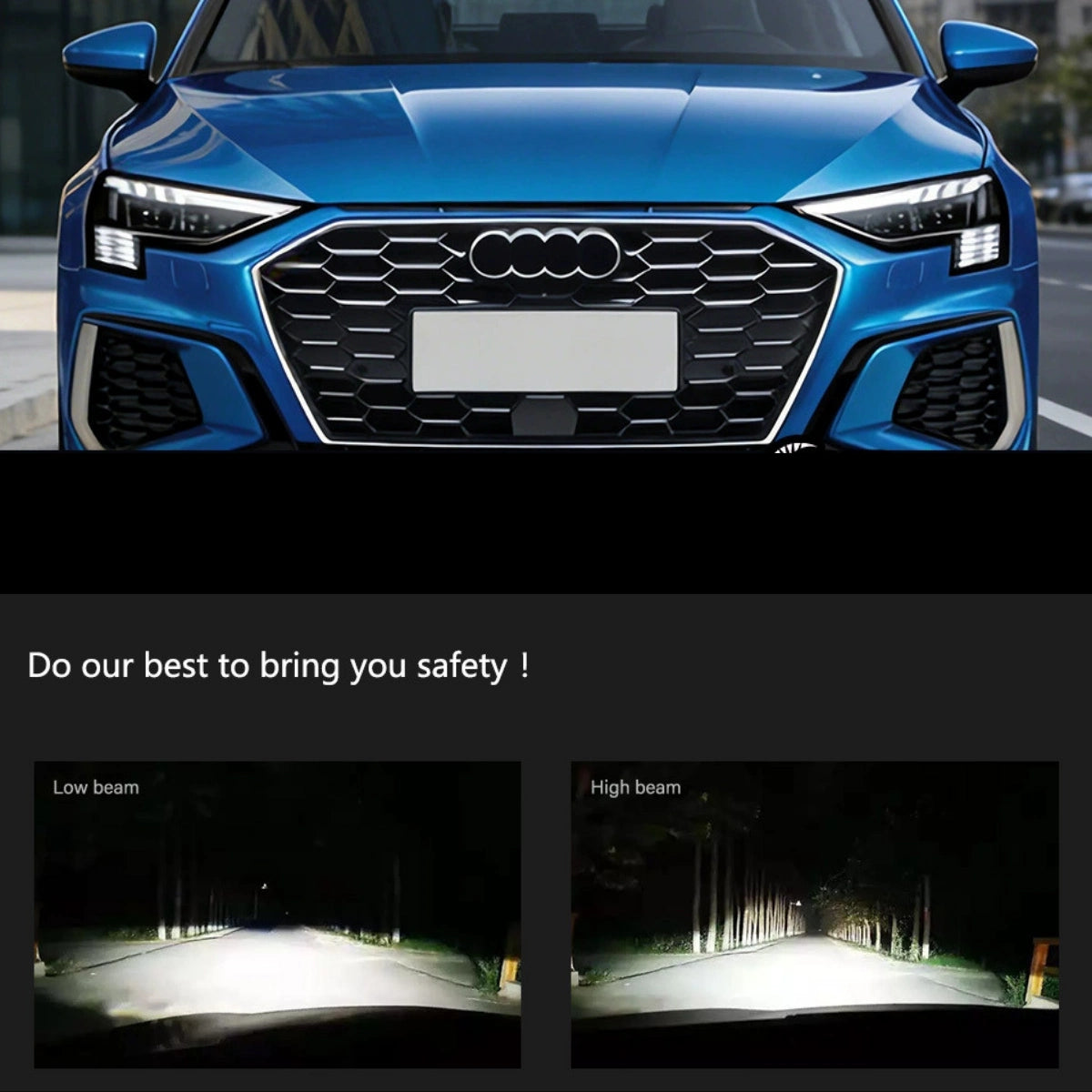 Full LED Headlights for 2022+ Audi A3 S3 (8Y) | Dynamic Start-Up Animation, Sequential Signals
