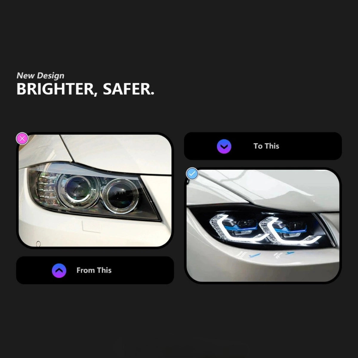 FullLEDHeadlightsforBMW3-SeriesE90E91_2006-2011_SwitchbackDRL_SequentialSignals_4 - NOXBEAM
