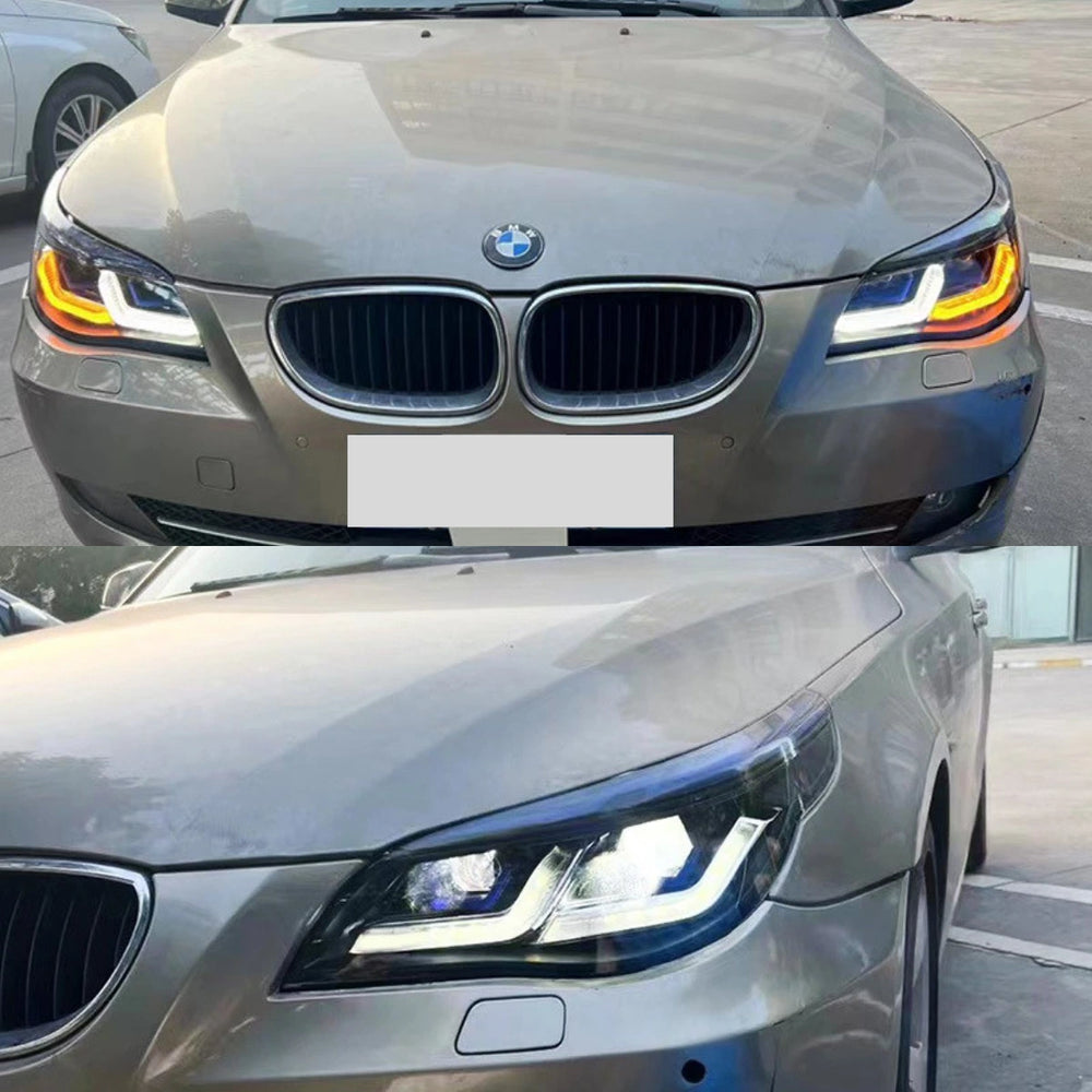 FullLEDHeadlightsforBMW5SeriesE60E61525i-550i_2003-2010_WhiteDRL_Plug_Play_9 - NOXBEAM