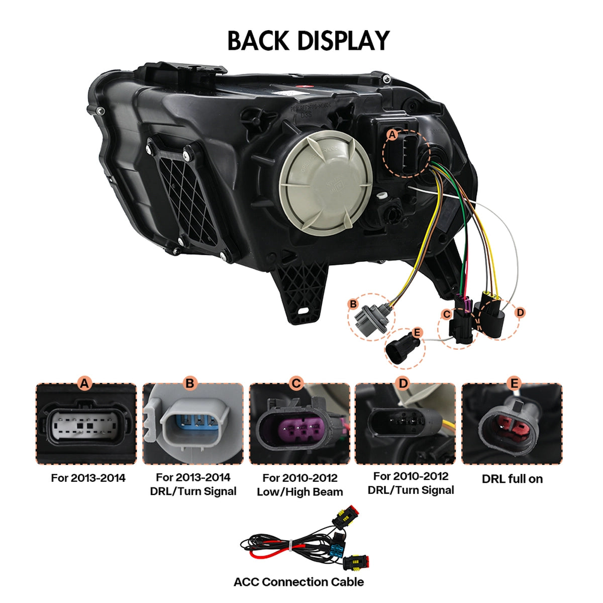 FullLEDHeadlightsforFordMustangS197_2010-2014_WhiteDRL_SequentialSignals_Plug_Play_3 - NOXBEAM
