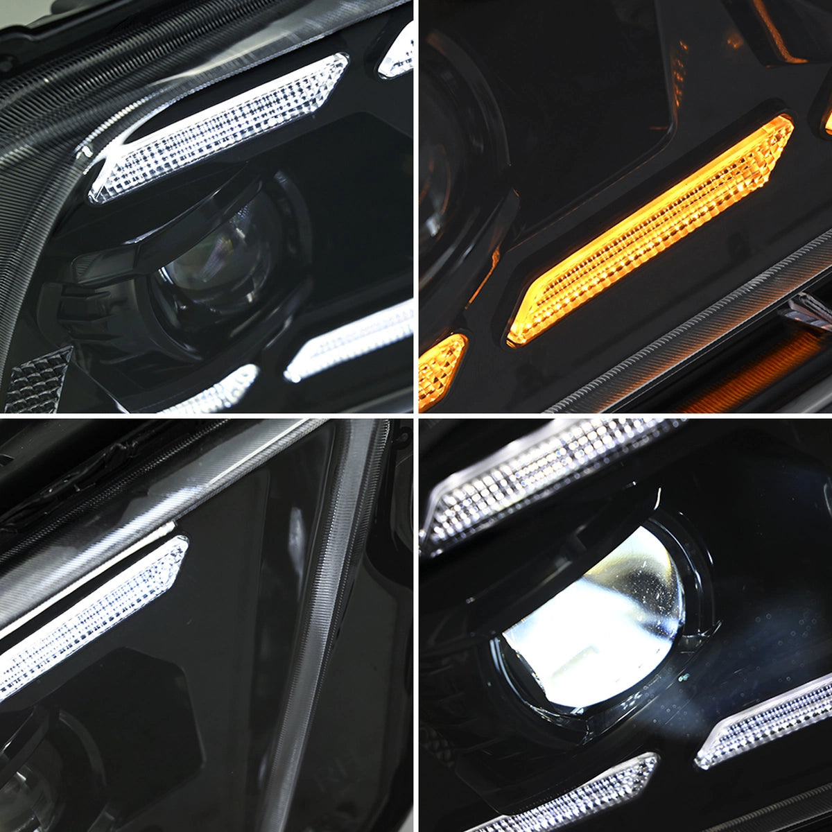 FullLEDHeadlightsforFordMustangS197_2010-2014_WhiteDRL_SequentialSignals_Plug_Play_6 - NOXBEAM