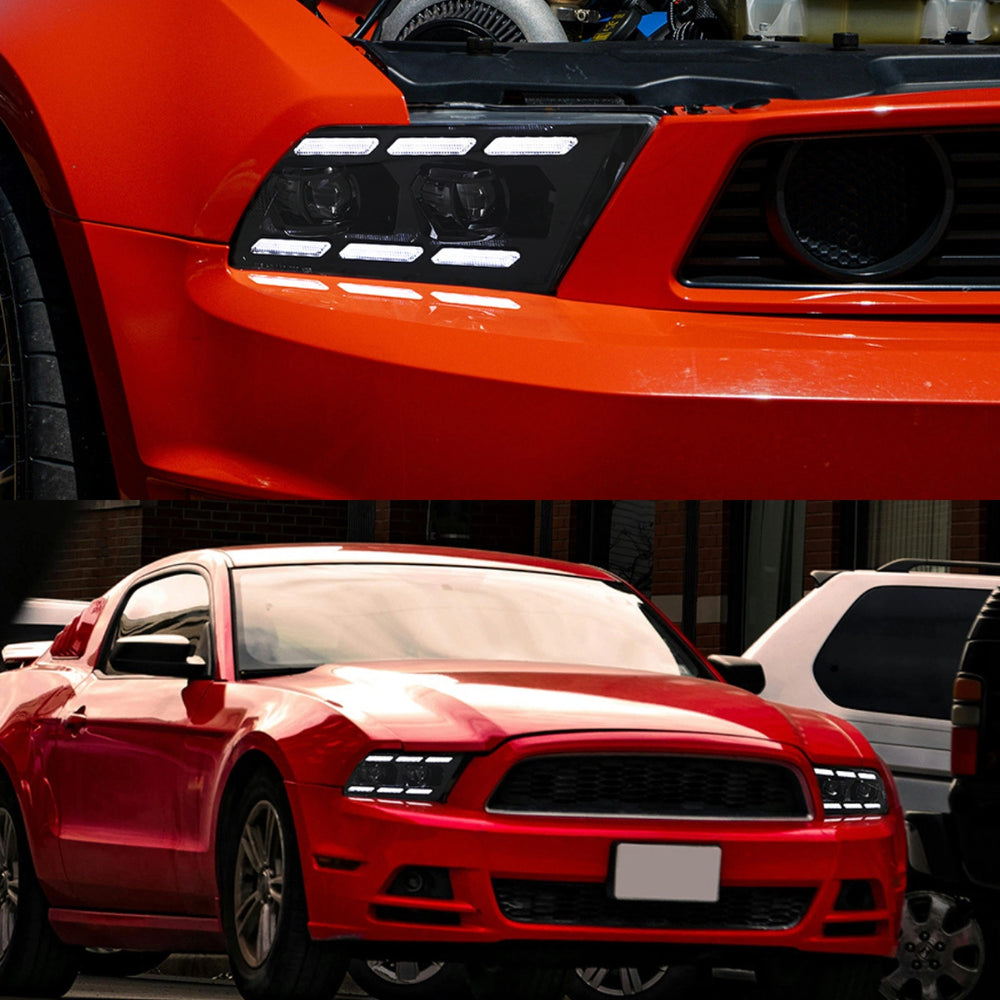 FullLEDHeadlightsforFordMustangS197_2010-2014_WhiteDRL_SequentialSignals_Plug_Play_9 - NOXBEAM