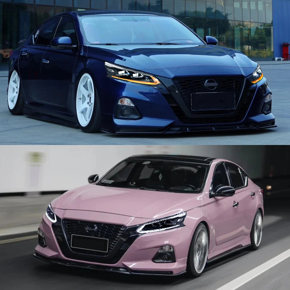 FullLEDHeadlightsforNissanAltima_2019-2025_DualProjectorSequentialSignals_DRL_1 - NOXBEAM
