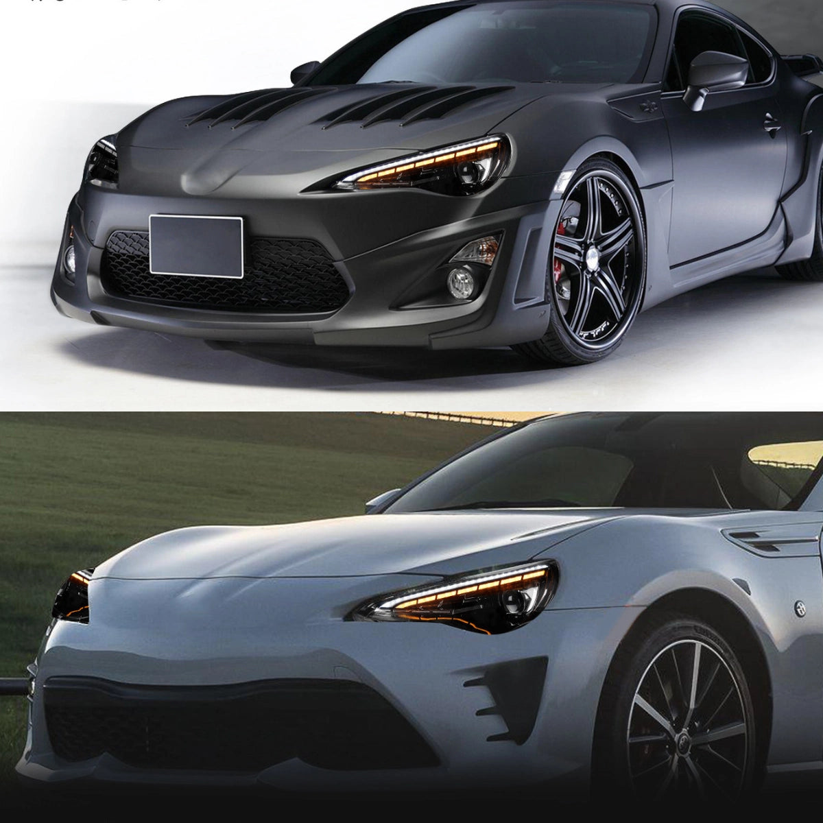 FullLEDHeadlightsforSubaruBRZScionFR-SToyota86_2013-2020_StartupAnimation_DRL_Plug_Play_8 - NOXBEAM