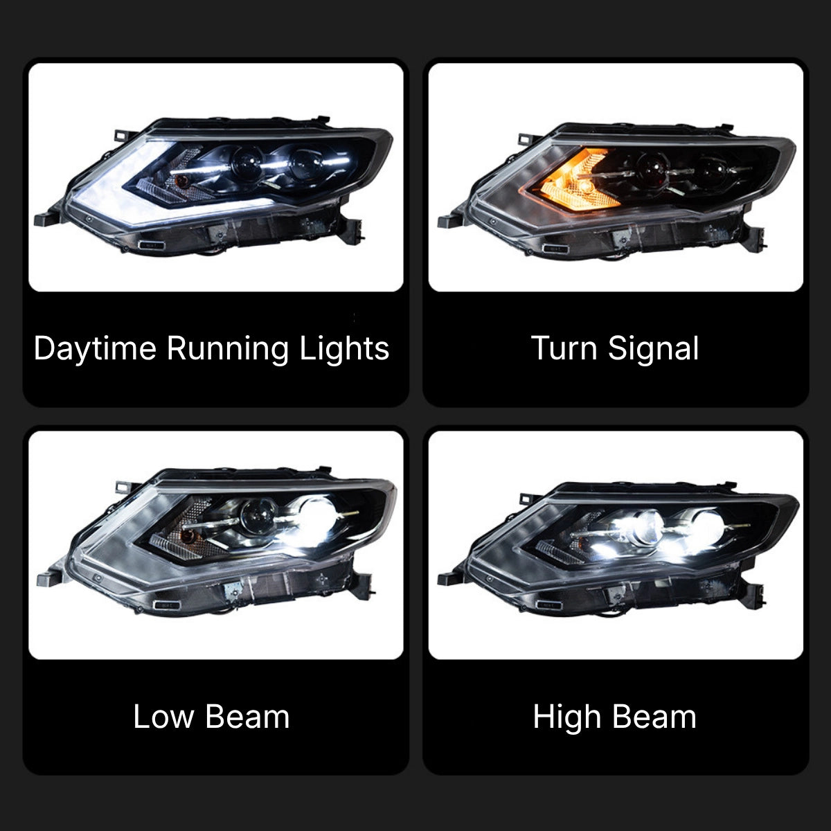 FullLEDProjectorHeadlightsforNissanRogue_2017-2020_HalogenReplacement_DRL_SequentialTurnSignals_5 - NOXBEAM