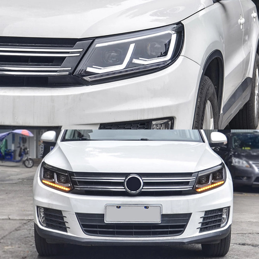 FullLEDProjectorHeadlightsforVWTiguan_2012-2017_SequentialSignals_DRL_HalogenReplacement_1 - NOXBEAM