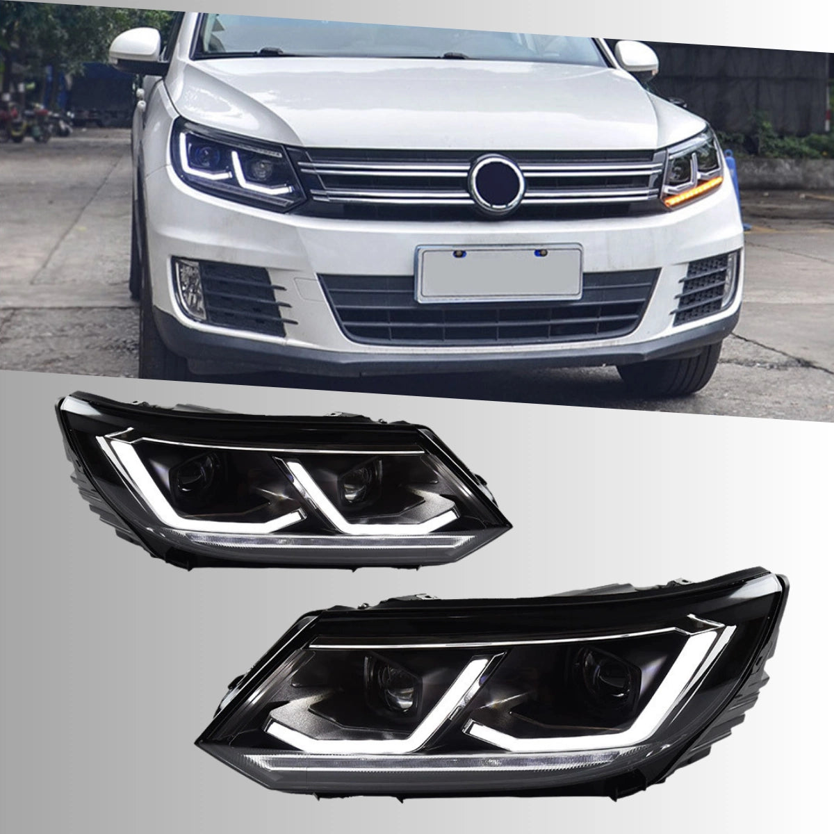 FullLEDProjectorHeadlightsforVWTiguan_2012-2017_SequentialSignals_DRL_HalogenReplacement_2 - NOXBEAM