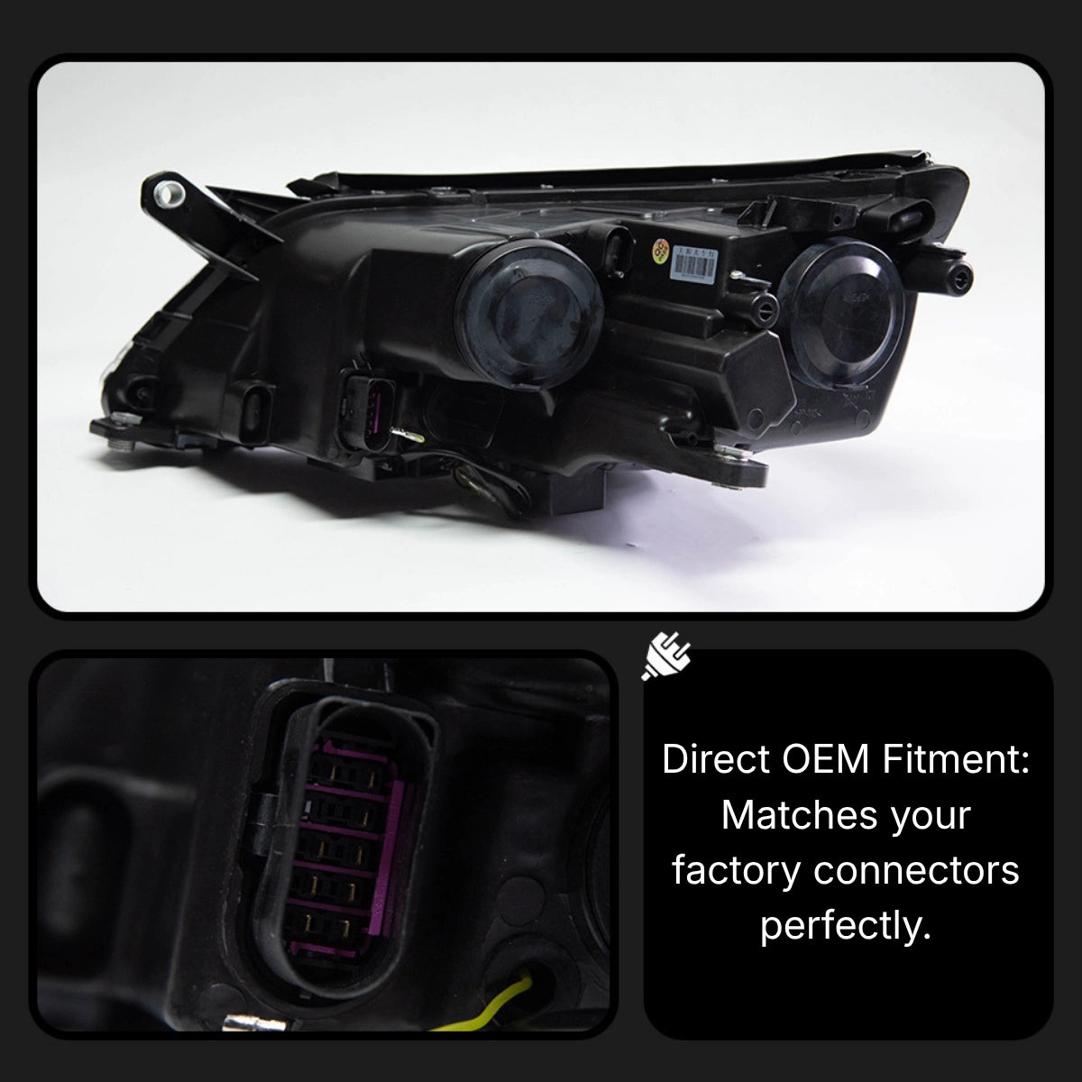 FullLEDProjectorHeadlightsforVolkswagenTiguan_2007-2011_SequentialSignals_DRL_HalogenReplacement_6 - NOXBEAM
