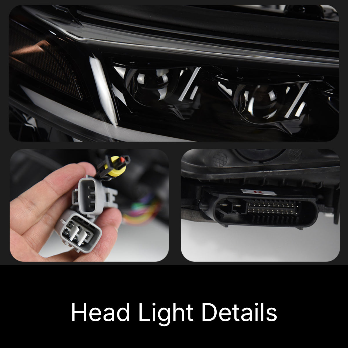 FullLEDTripleProjectorHeadlightsforToyotaCamry_2018-2023_WhiteDRLandDynamicSignals_8 - NOXBEAM