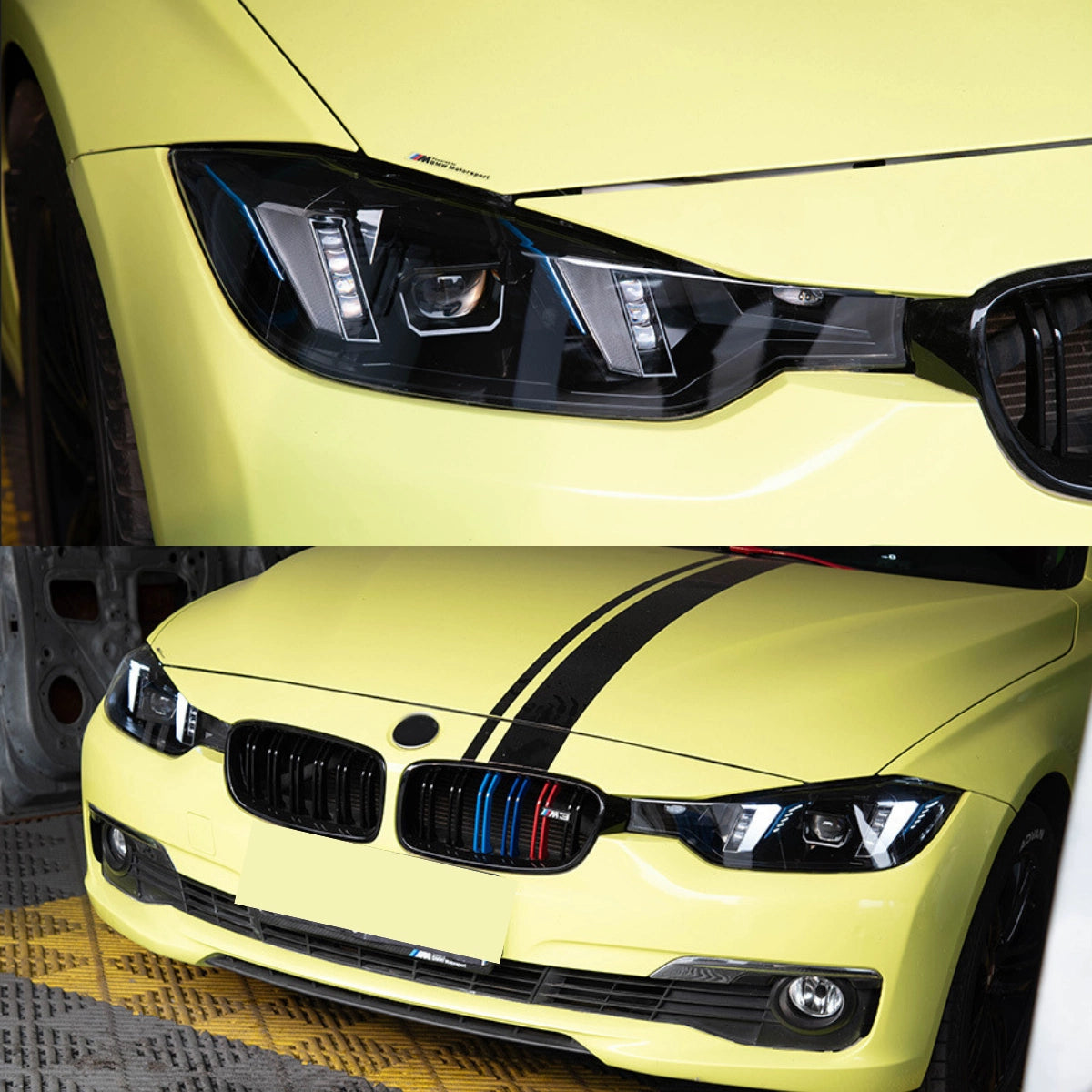 LED Headlight for BMW 3 Series F30/F31 (2012-2018) | Aggressive G-Style Fang Switchback DRL, Sequential, Plug & Play