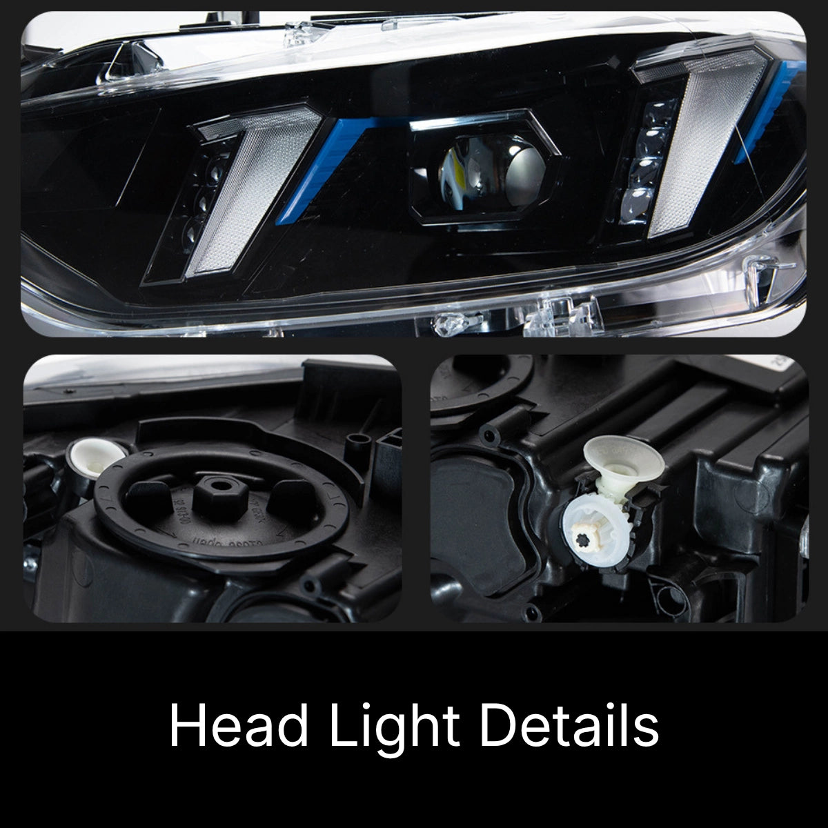 LED Headlight for BMW 3 Series F30/F31 (2012-2018) | Aggressive G-Style Fang Switchback DRL, Sequential, Plug & Play