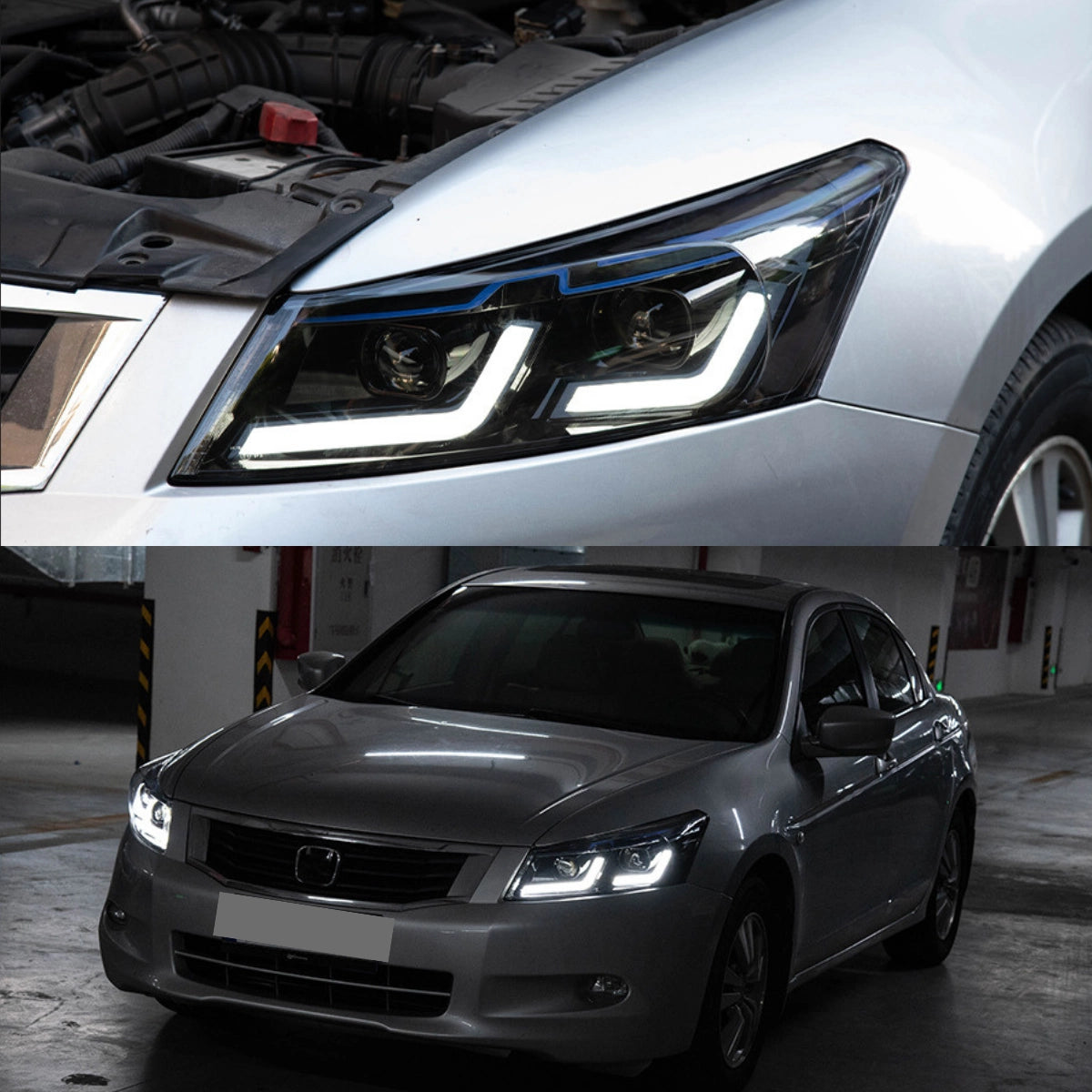 LEDHeadlightsAssemblyforHondaAccordSedan_2008-2012_WhiteDRL_Plug_Play_8 - NOXBEAM