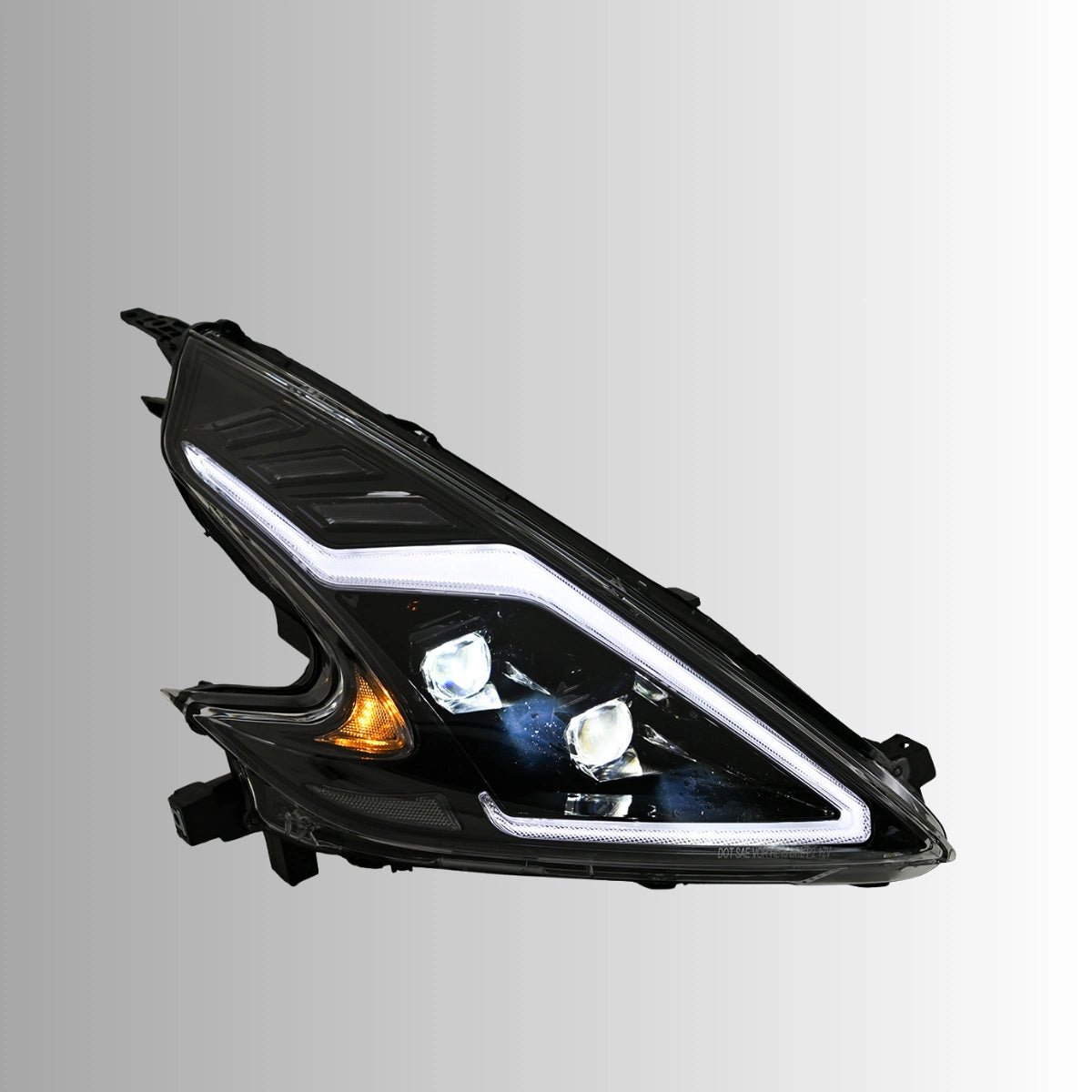 LEDHeadlightsAssemblyforNissan370ZZ34_2009-2020_StartupAnimation_DRL_9 - NOXBEAM