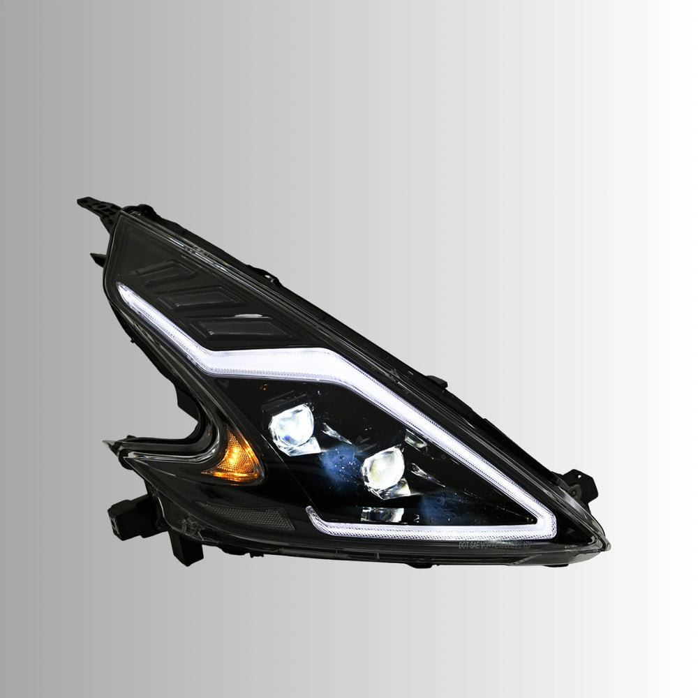 LEDHeadlightsAssemblyforNissan370ZZ34_2009-2020_StartupAnimation_DRL_9 - NOXBEAM