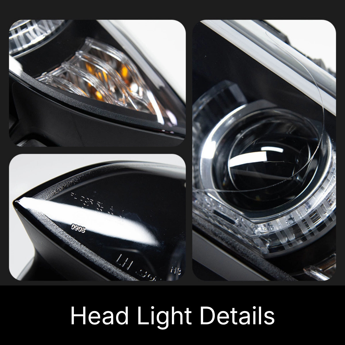 LED Headlights for 2007-2010 BMW 3 Series E92/E93 Pre-LCI | Angel Eyes, White DRL, Plug & Play