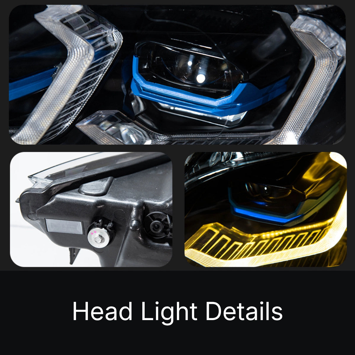 LED Headlights for 2007-2010 BMW 3 Series E92/E93 Pre-LCI | Dual-Color DRL, LED Signals, Plug & Play
