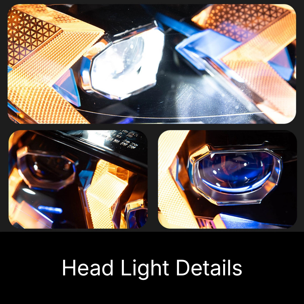LED Headlights for 2007-2010 BMW X3 E83 LCI |Arrow-Style, Dual-Color DRL, Plug & Play