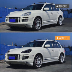 LED Headlights for 2007-2010 Porsche Cayenne 957 S GTS Turbo | White DRL, Plug & Play