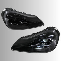 LED Headlights for 2007-2010 Porsche Cayenne 957 S GTS Turbo | White DRL, Plug & Play