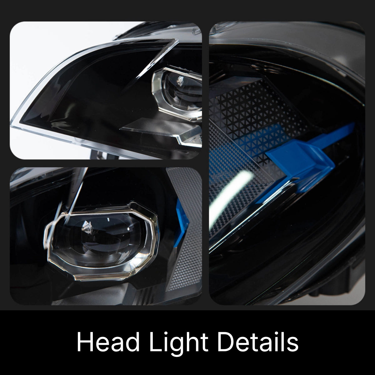 LED Headlights for 2007-2013 BMW X5 E70 | Dual-Color DRL, Arrow-Style, Plug & Play