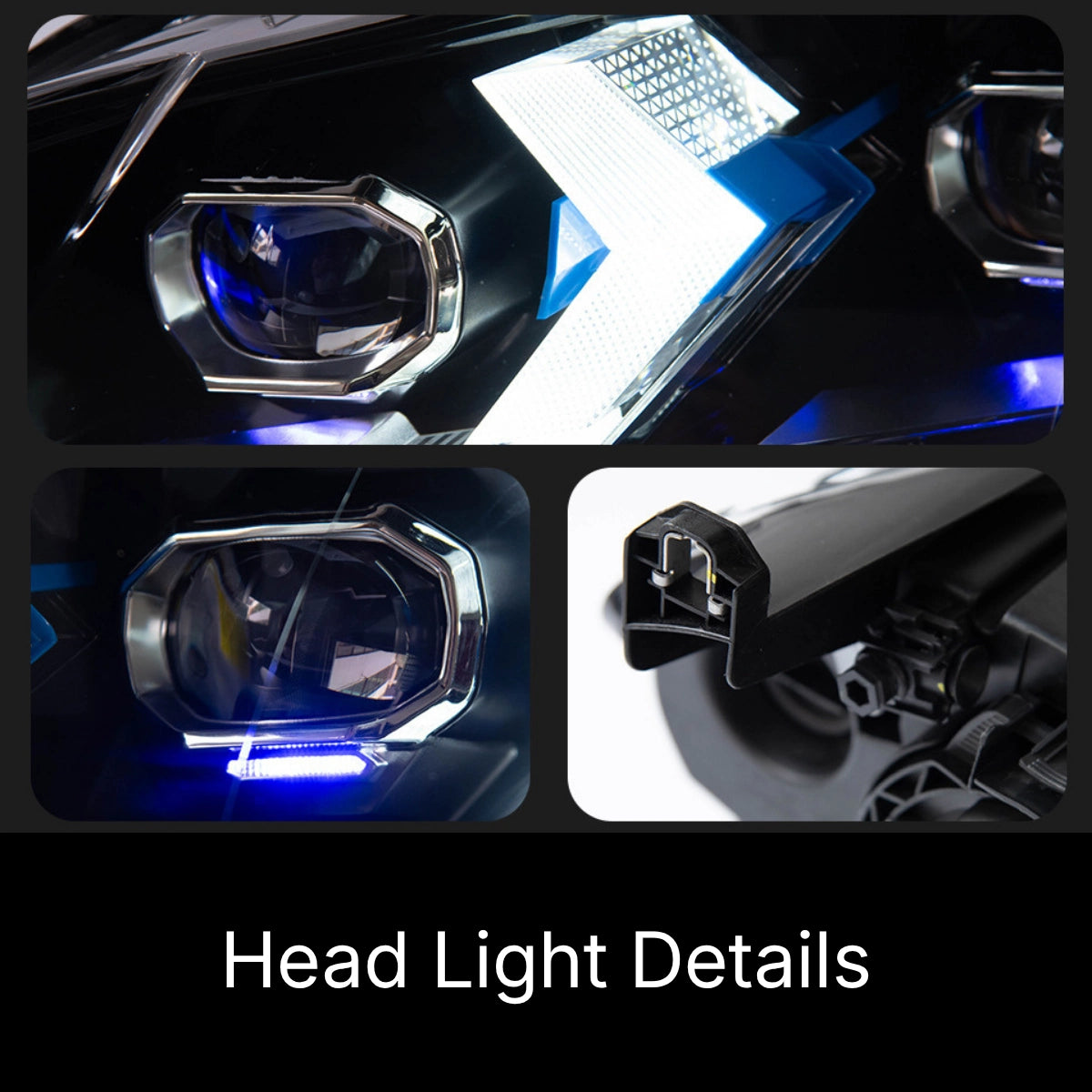 LED Headlights for 2007-2013 BMW X5 E70 | Dual-Color DRL, Arrow-Style, Plug & Play