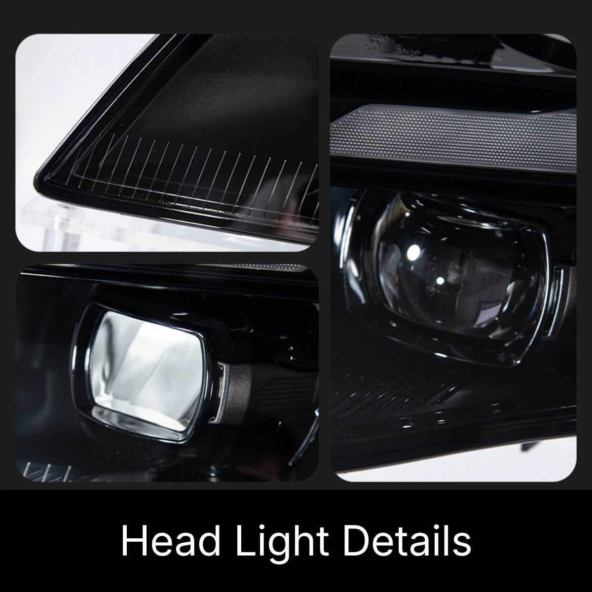 LED Headlights for 2009-2012 Audi A4 B8 Pre-Facelift | RS-Style, Start-Up Animation, White DRL, Plug & Play