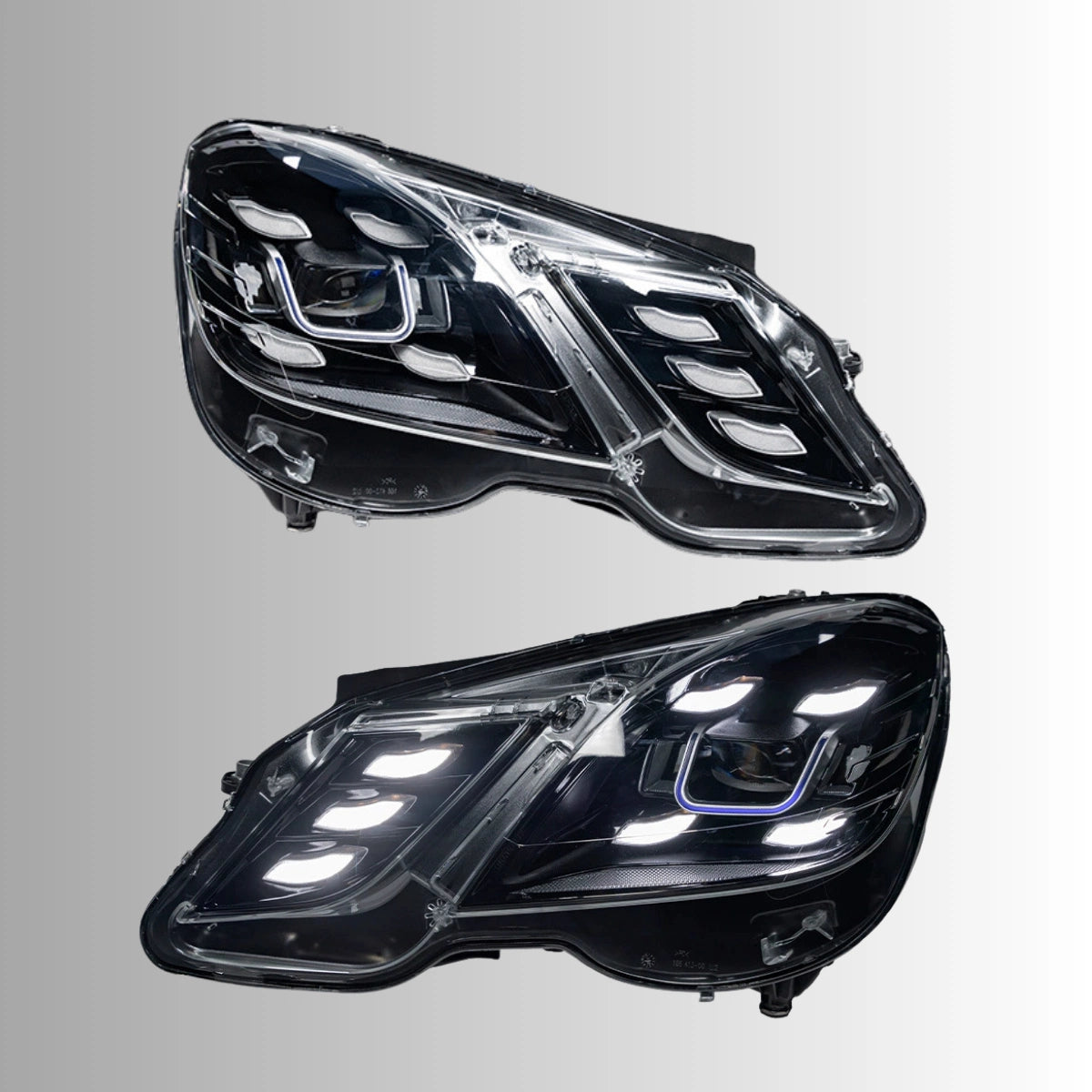 LED Headlights for 2010-2013 Mercedes W212 Pre-Facelift E350 E550 | White DRL, Plug & Play