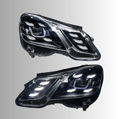 LED Headlights for 2010-2013 Mercedes W212 Pre-Facelift E350 E550 | White DRL, Plug & Play