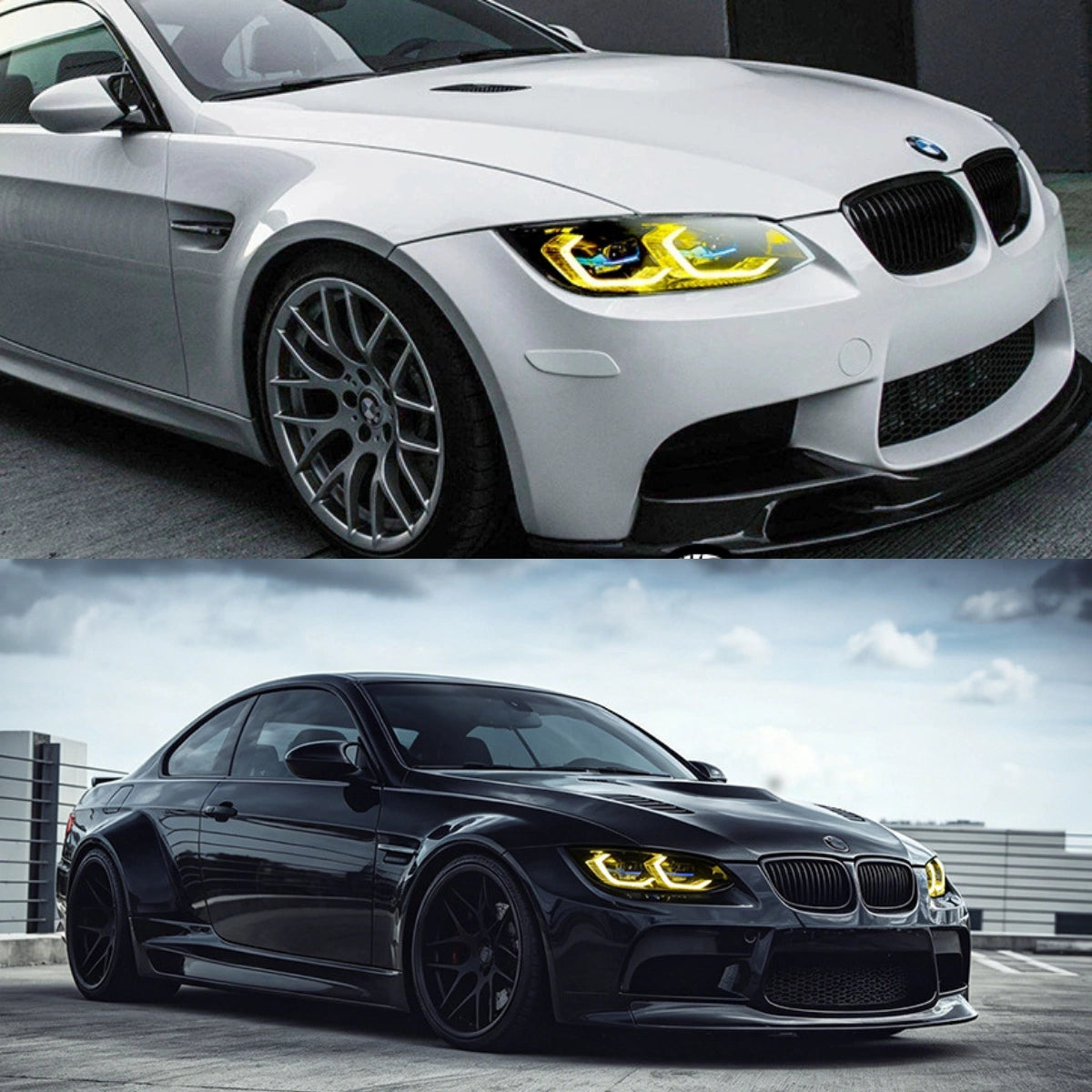 LED Headlights for 2011-2013 BMW 3 Series E92 E93 LCI | Dual-Color DRL, LED Turn Signals, Plug & Play